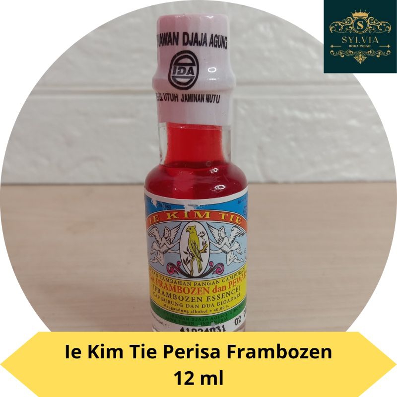 

Ie Kim Tie Perisa Vanili , Frambozen Botol Kaca 12 ml