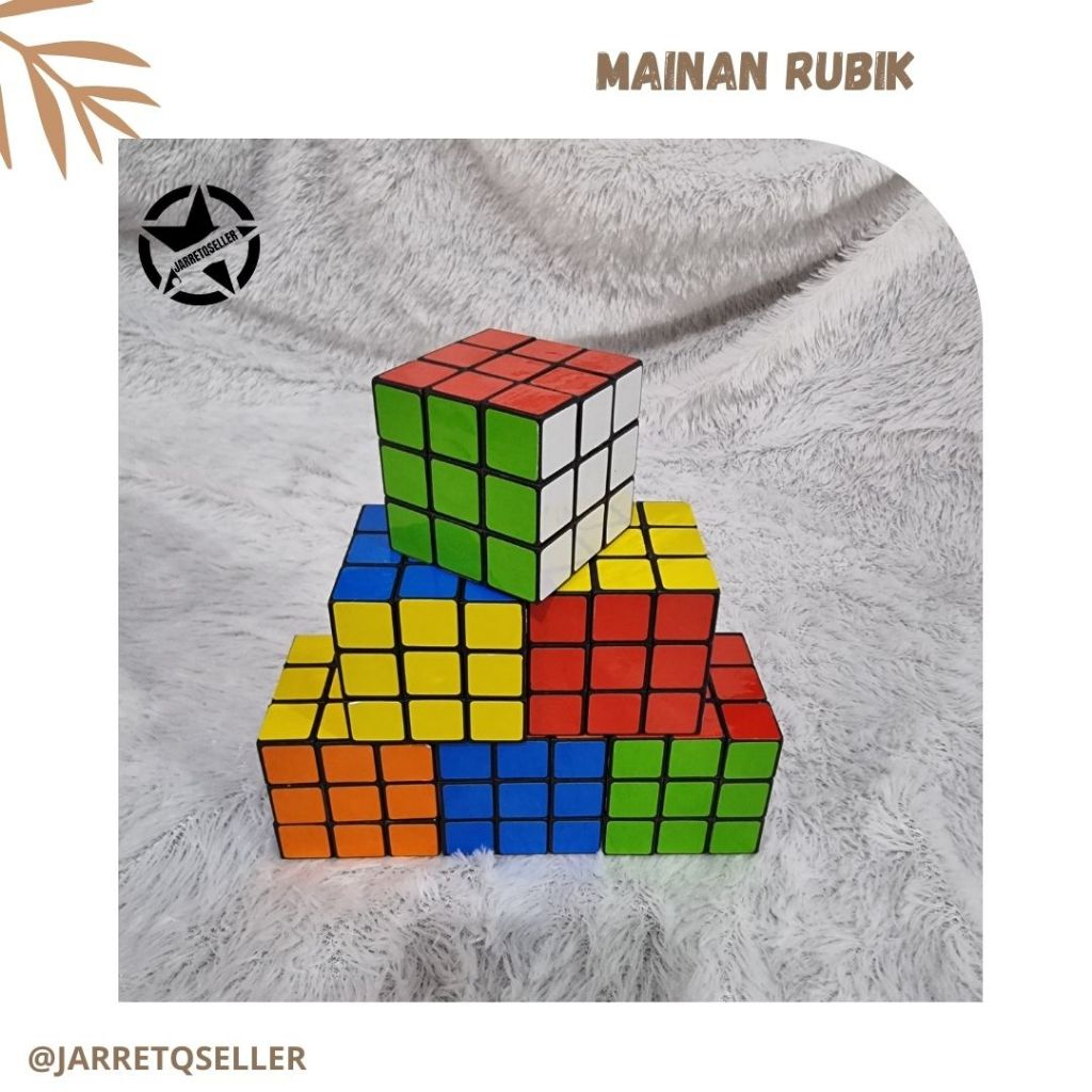 🆕 Mainan Rubik || Rubik Mainan Edukatif || Rubik 3x3 Speed Cube || Magic Cube Rubik Kantong Murah ||