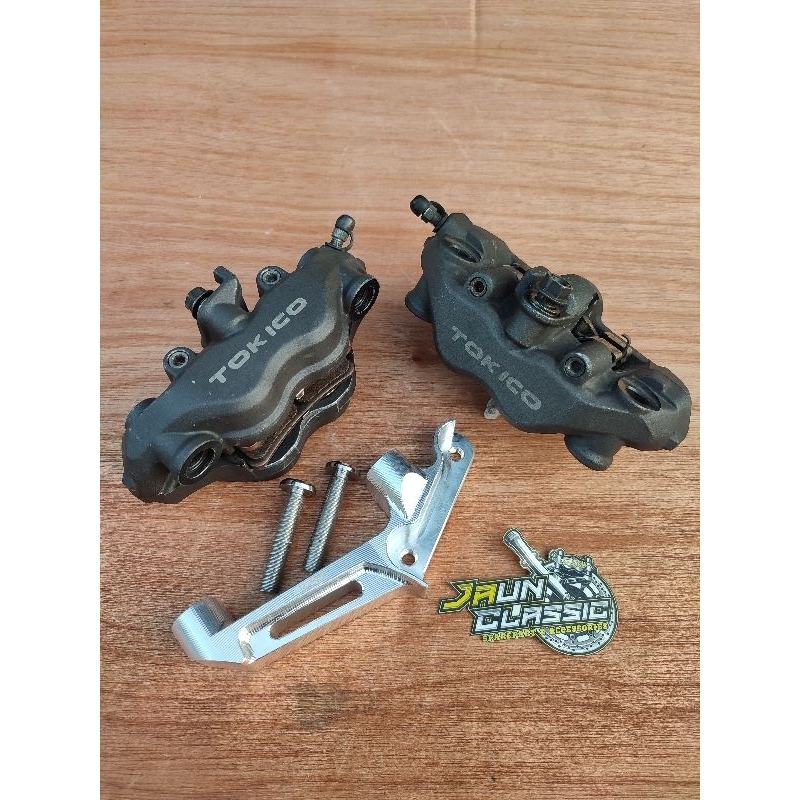 kaliper tokico cbr600 kanan kaliper tokico cbr600 kiri kaliper tokico cbr radial monoblok 4p 4piston