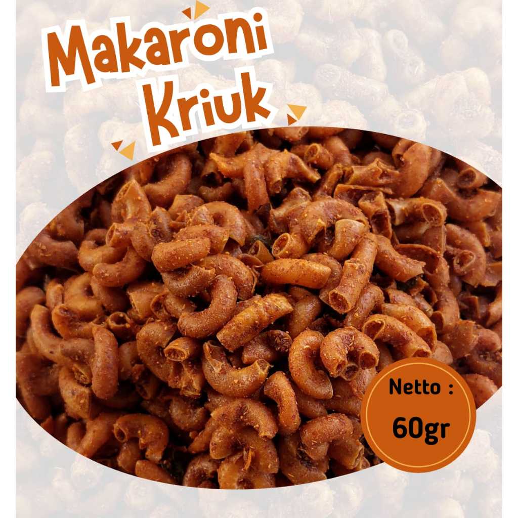 

MAKARONI KRIUK (60 GRAM) TASIKMALAYA LOCALLADA SNACK - MAKARONI KRIUK PEDAS ORI EXSTRA PEDAS