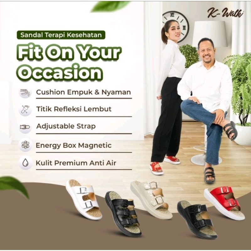 Jaco K-walk New Energy Strap sandal kesehatan dan replexi original