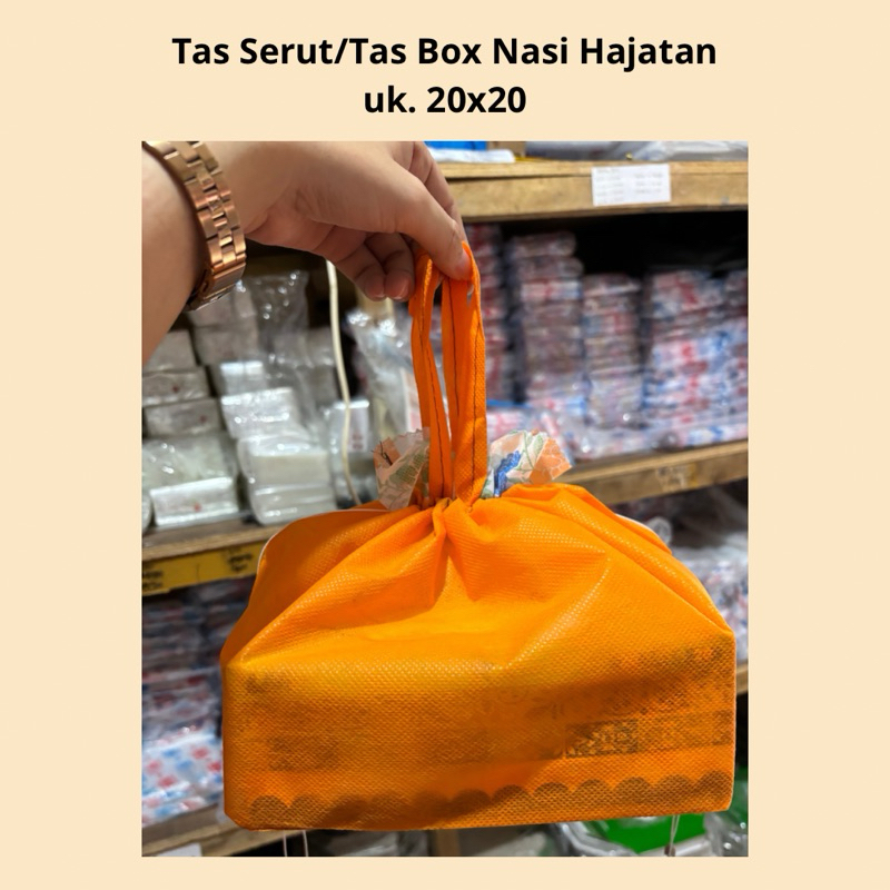 Tas Serut /Tas Box Nasi Hajatan/Tas Hajatan/Spunbond Serut