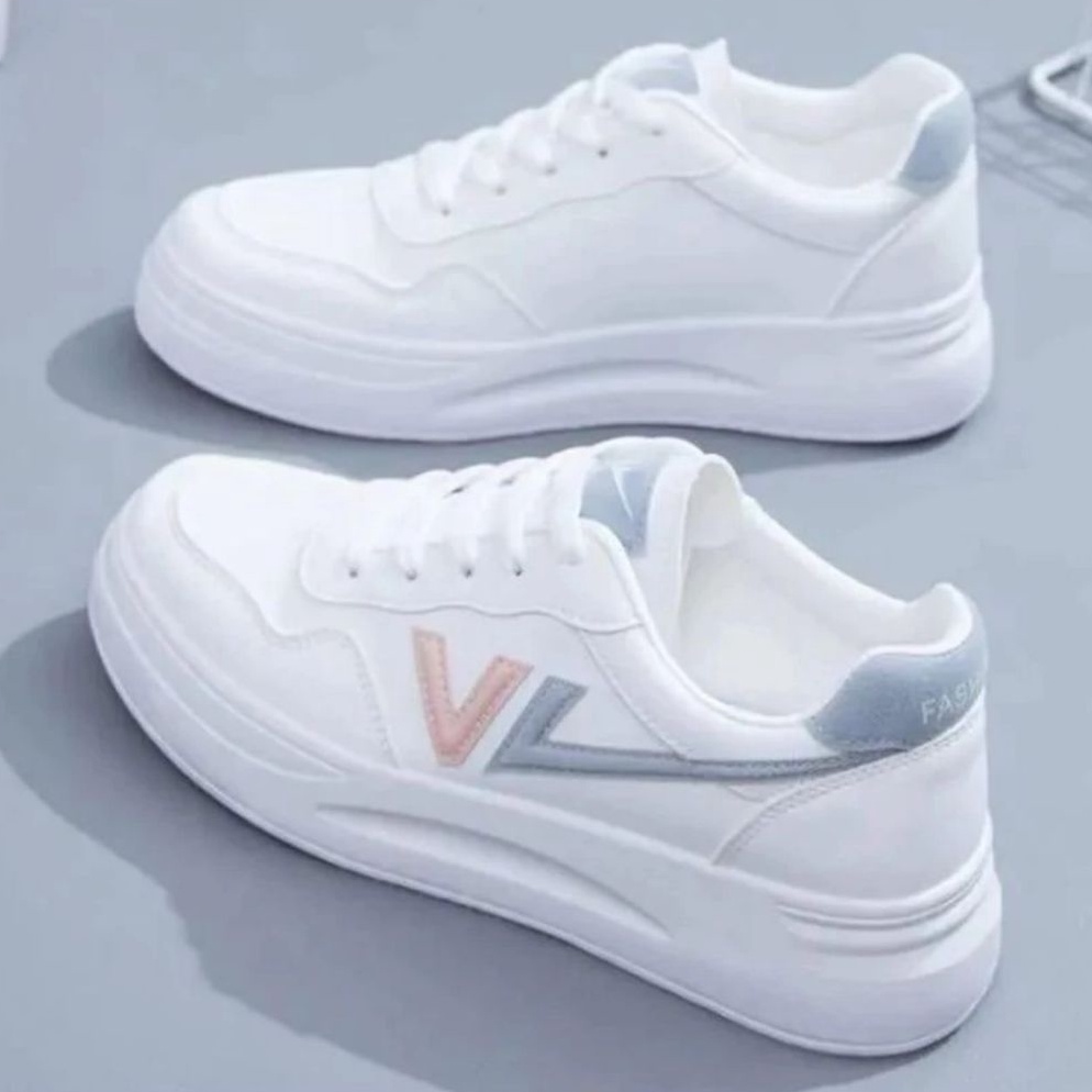 Sepatu putih wanita sepatu anak perempuan sepatu sneakers wanita sepatu wanita kekinian sepatu wanit