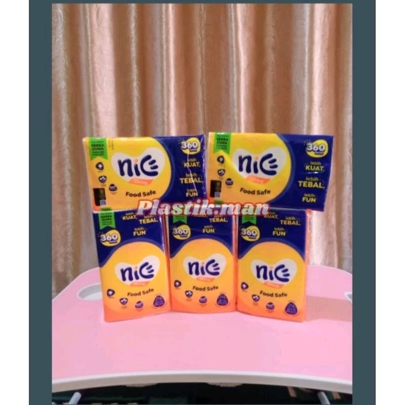 Tissu Nice 5 pack / Tissu nice 180 sheet × 2 play / Tissu nice 360 Helai / Tissu Murah / Tissu lembu