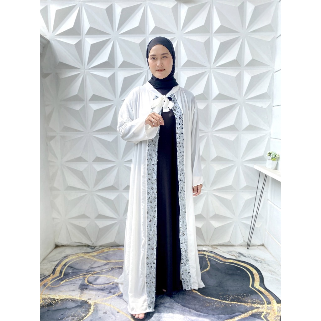 azila outher ceruty / gamis terbaru