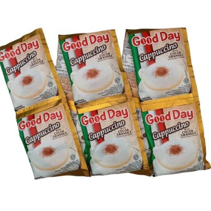 

Free Ongkir Kopi GOOD DAY CAPUCINO 25gr RENCENG ISI 1