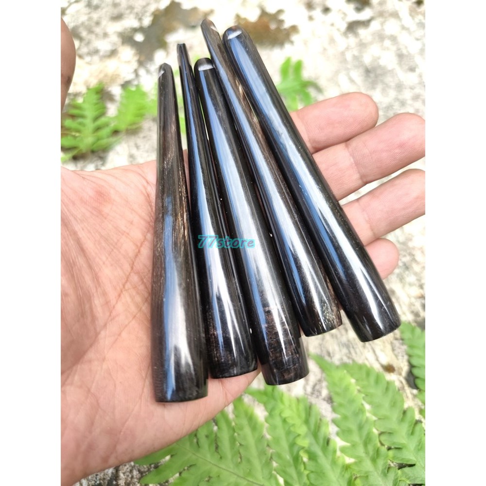 Once Pipa Tanduk Kerbau Istimewa-full Hitam pekat 12 CM