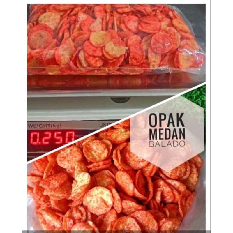 

opak Medan balado 250 gr