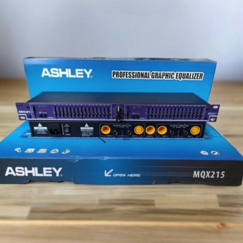 ASHLEY Equalizer MQX 215 Audio Ekualiser MQX215