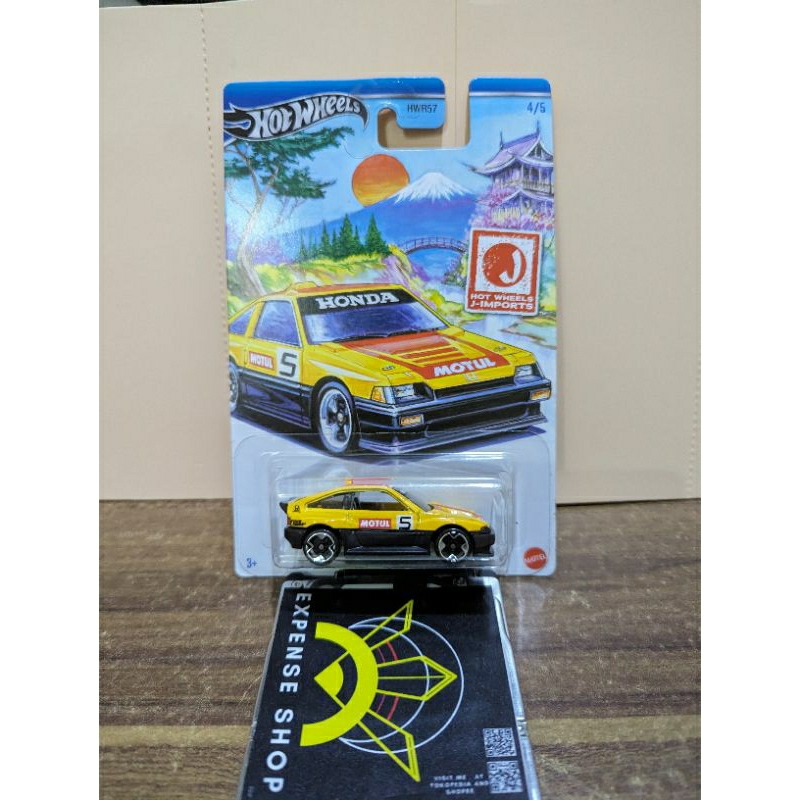 Hot wheels 1985 Honda crx j imports reguler