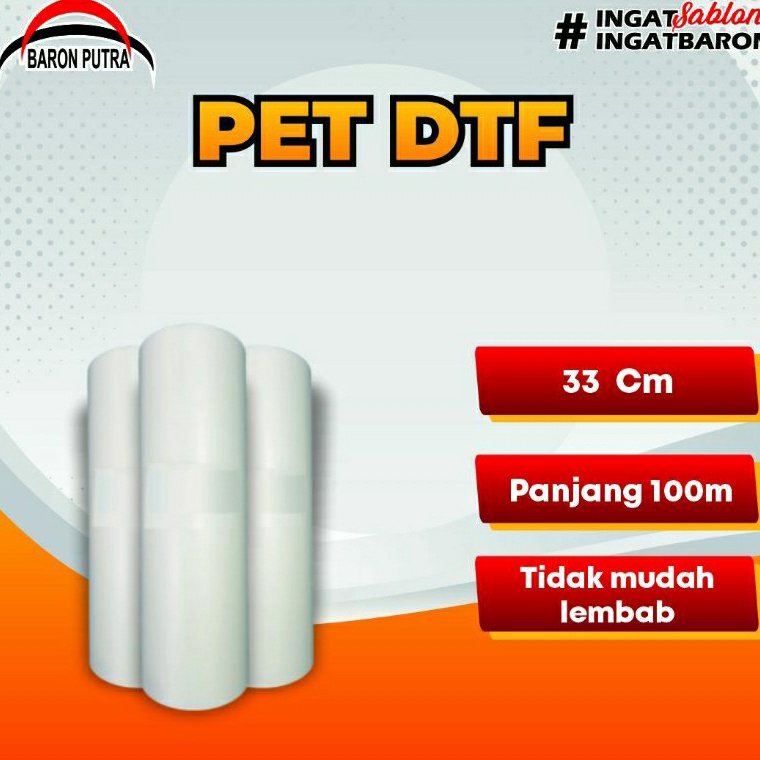 

PET DTF 33CM ROLL ART Z4L9