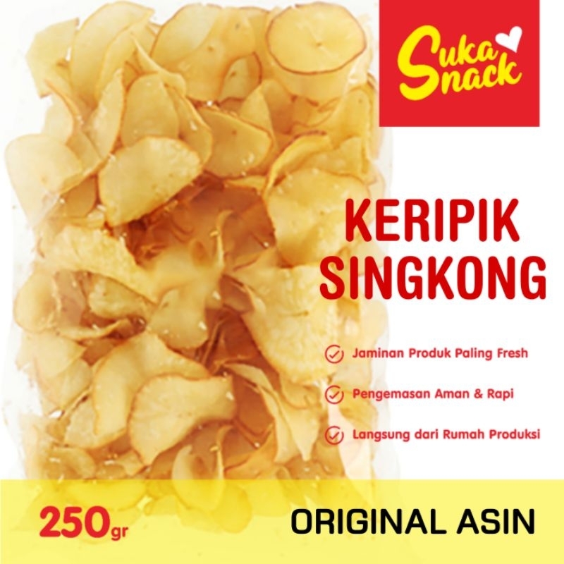 

Suka Snack - Keripik Singkong Original Asin 250gr