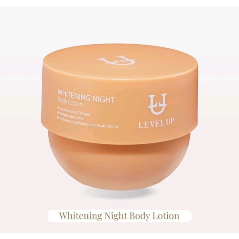 Body Lotion Whitening Night Original 100% LevelUp
