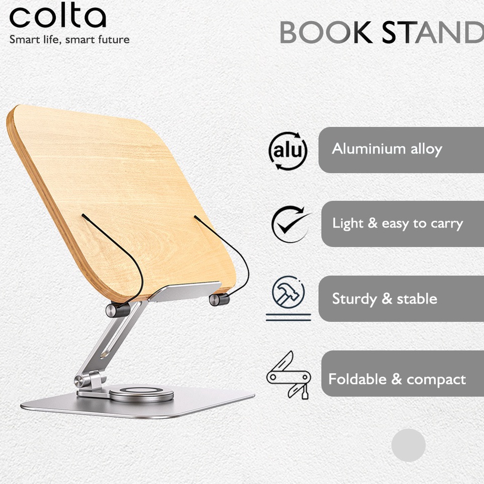 

Colta 36 Book Stand Dudukan Penjepit Sandaran Penyangga Tatakan Buku ART V2C7