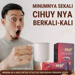 

Kopi Kuat Pria Tahan Lama di Ranjang G-MAX Minuman Stamina Pria Dengan Ginseng Korea Original BPOM Aman