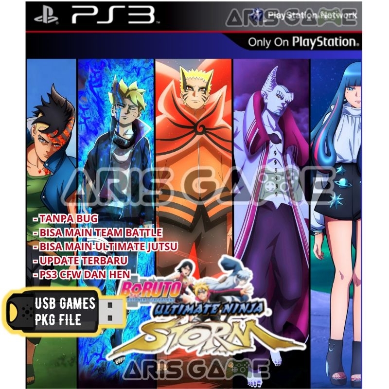 GAME PS3 NARUTO MOD BORUTO PS3 CFW HFW HEN PS3 GAME