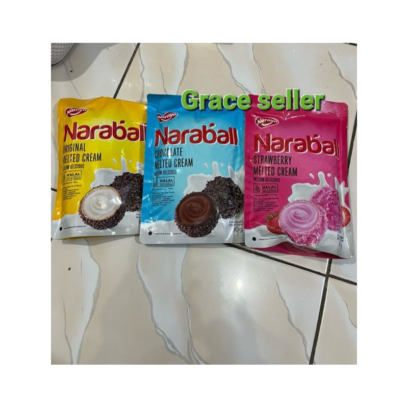 

Naraya naraball melted cream ball wafer 80gr/strawberry/original