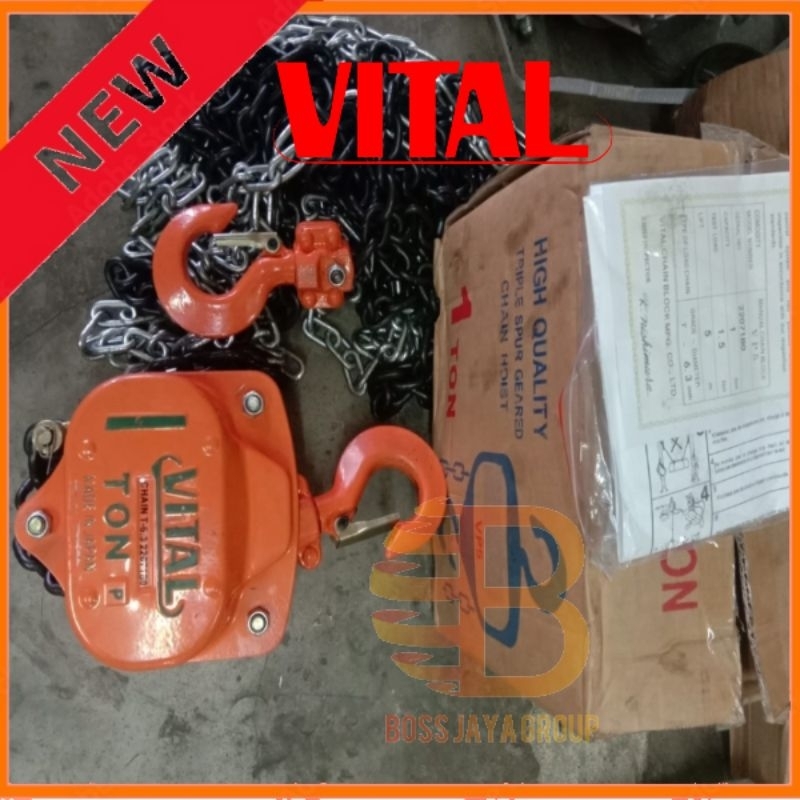 Chain block 1 ton x 15 meter vital