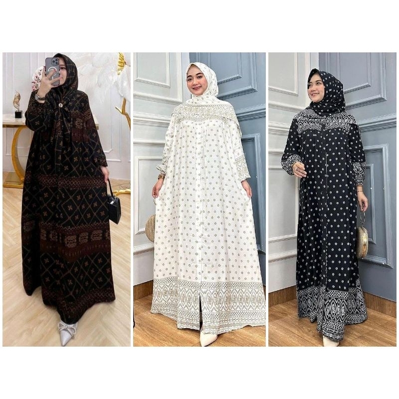 GAMIS SULTAN ETNIK SET HIJAB RAYON DIAMOND LD 120 POLOS MOTIF BUNGA / GAMIS SET HIJAB MURAH / GAMIS 