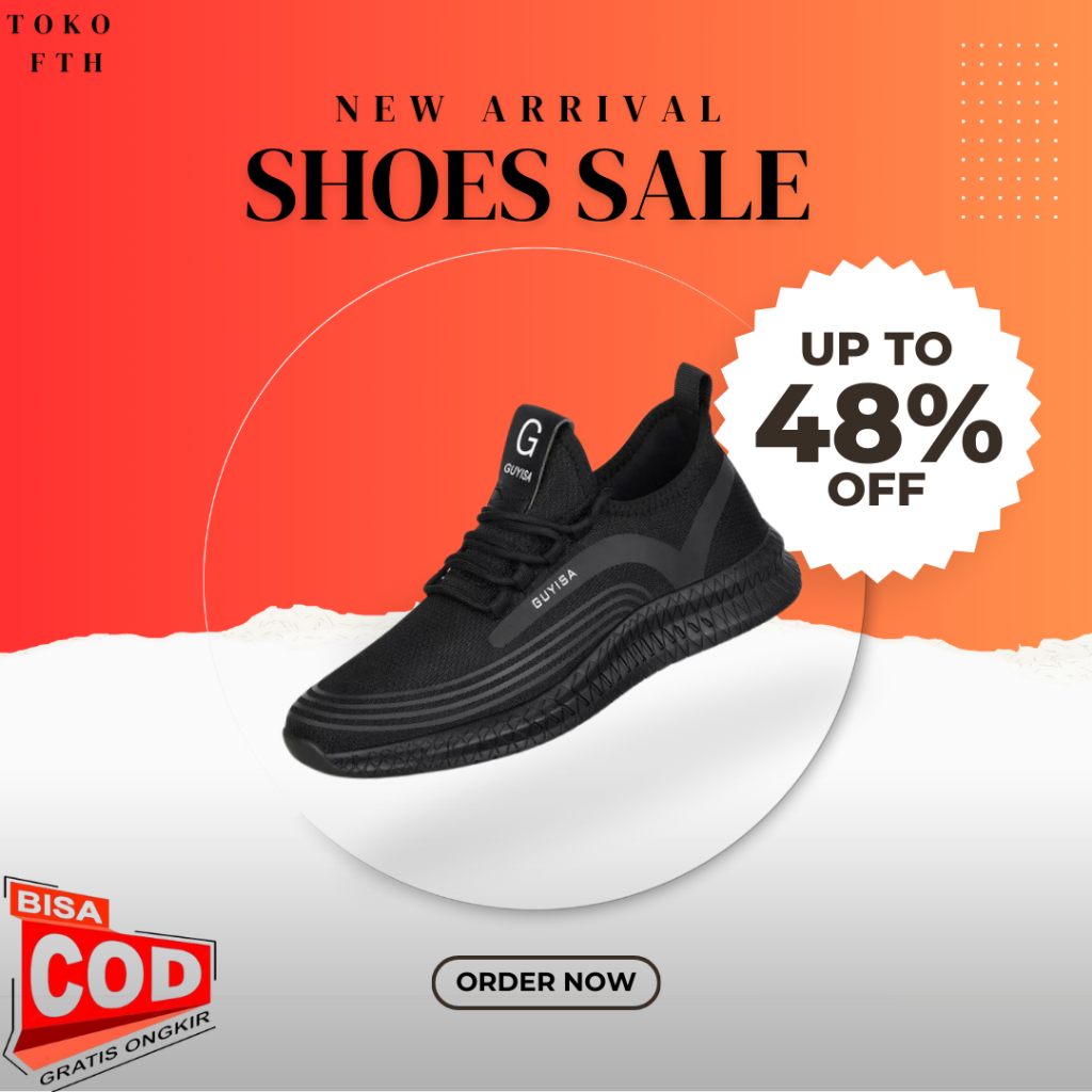 Sepatu sneakers pria GUYISA BG-913