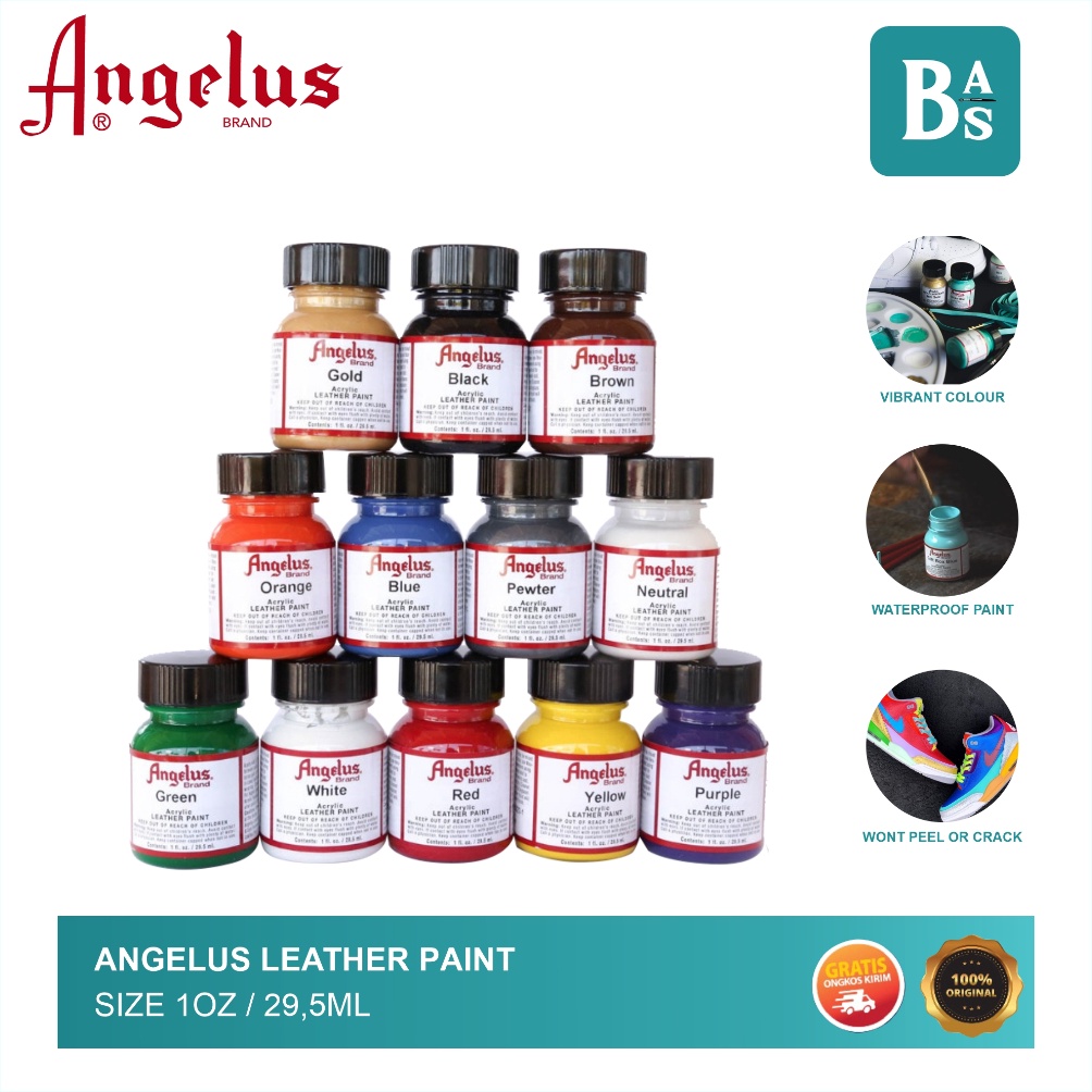 

Angelus Leather Paint 1oz 295ml 23 ART X8S7