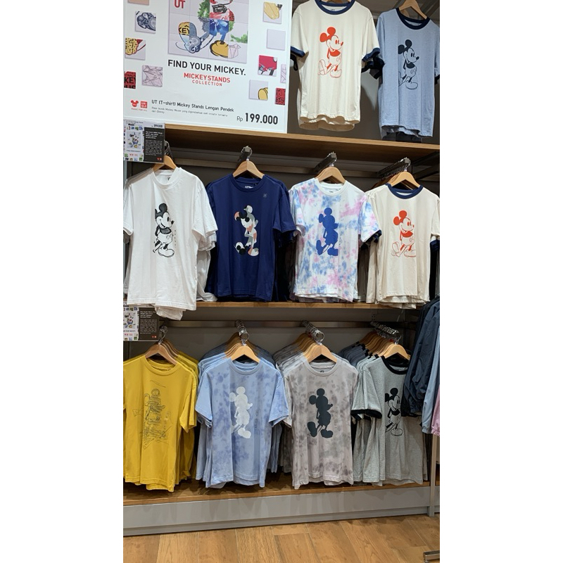 Uniqlo kaos mickey DISNEY unisex JASTIP