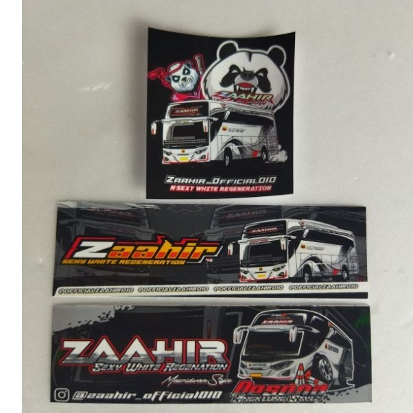 

stiker paket zaahir isi 3 pcs vinil anti air