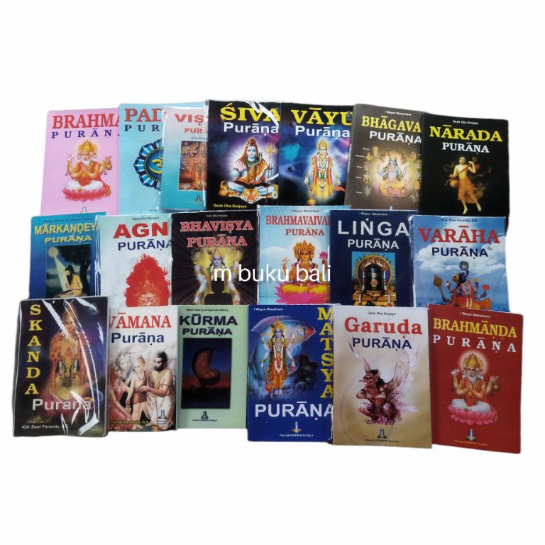 Purana Agni Bhagavanta Bhavisya Brahma Brahmanda Brahmavaivarta Garuda Kurma Lingga Markandey Visnu 