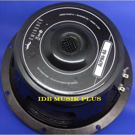 Speaker 8" Eminence Alpha8A Alpha 8A Component Original