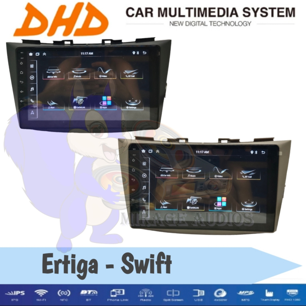 Head Unit Android Dhd OEM Ertiga Lama - Swift 9 inch