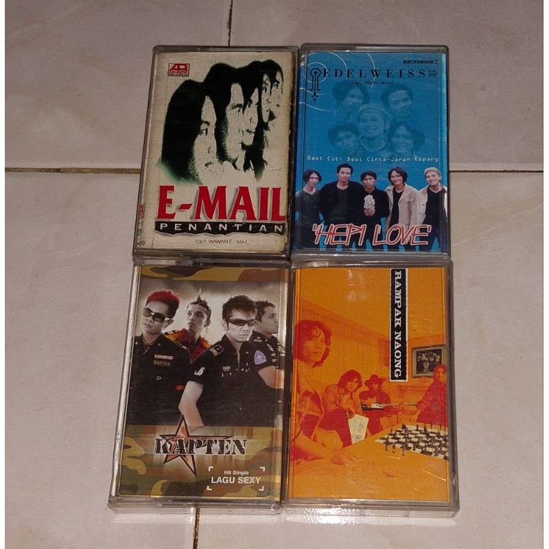 kaset Indonesia E-MAIL / HEPI LOVE-Edelweiss / KAPTEN / RAMPAK NAONG