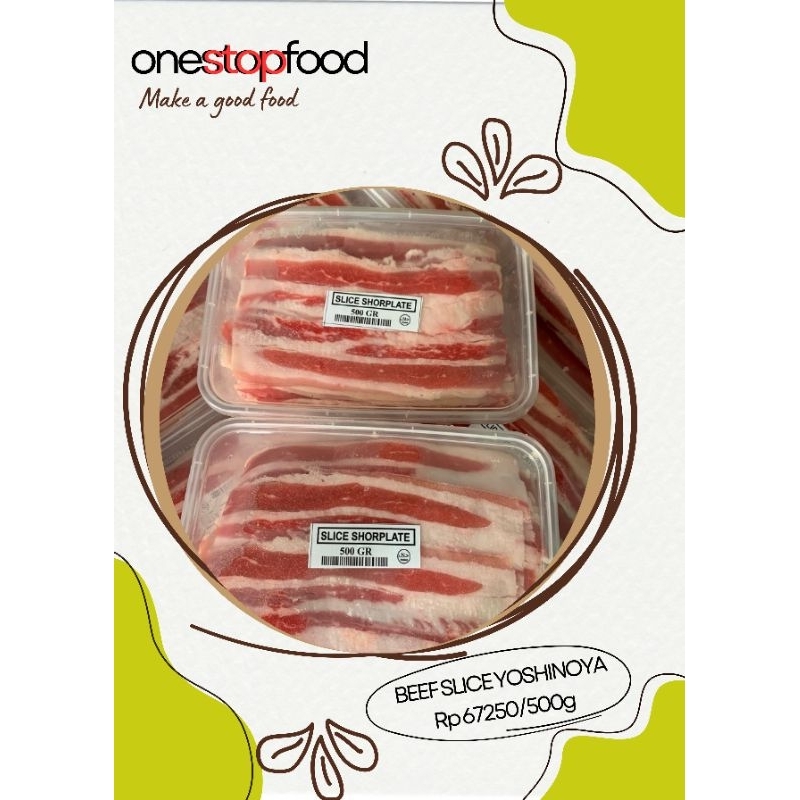 

Beef Slice Shortplate 500gram