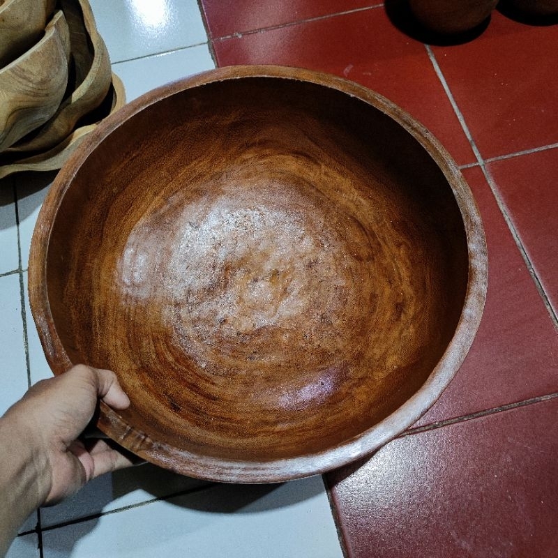 wood foot spa bowl 40cm