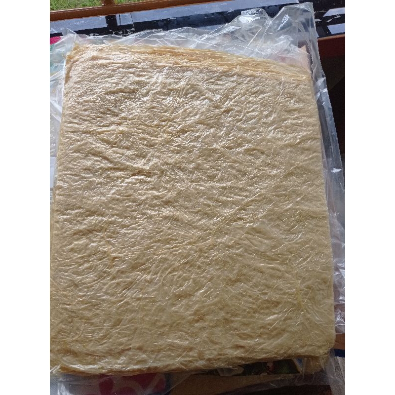 

Kulit Tahu TAWAR uk. 40x40/Tofu Skin/Simpan di FREZER/