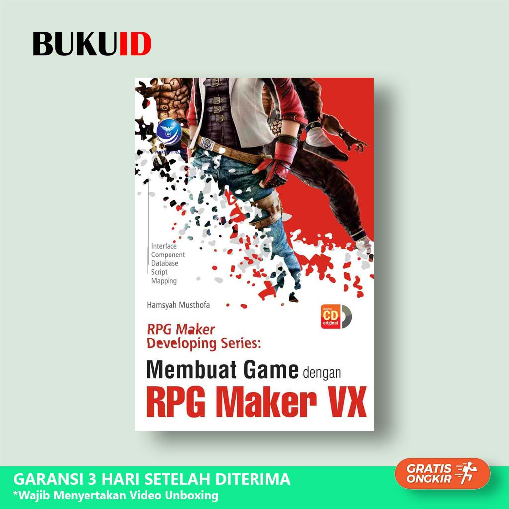 Buku RPG Maker Developing Series: Membuat Game dengan RPG Maker VX+cd - Original