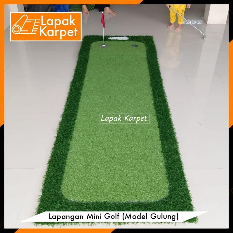 Lapangan Mini Golf Portable Ukuran 120×300 / Mini Golf / Putting Green Golf