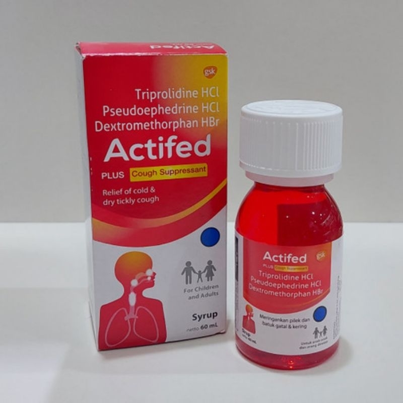 ACTIFED MERAH SIRUP 60 ML BATUK KERING