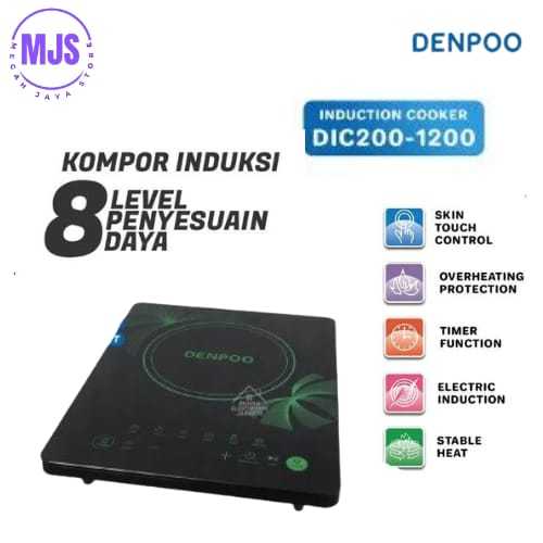 Denpoo Kompor listrik Induksi DIC 200-1200 Watt