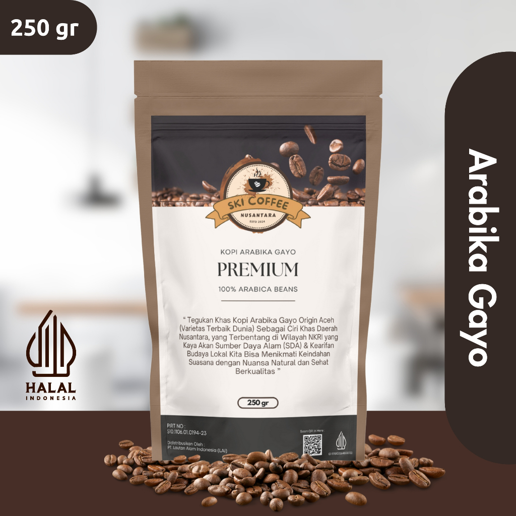 

Kopi Arabika Gayo Semiwash Grade 3 250gr - Takengon, Aceh