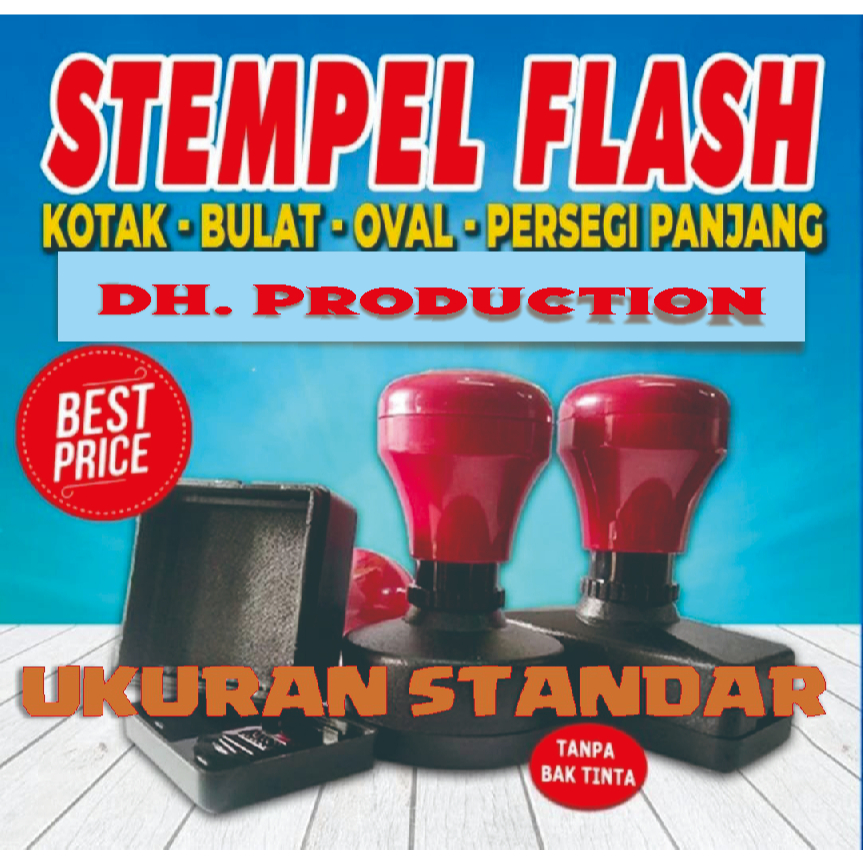 

Stempel Flash Otomatis 1 Warna Bulat dan Oval Ukuran Standar | Stempel Murah tidak Murahan