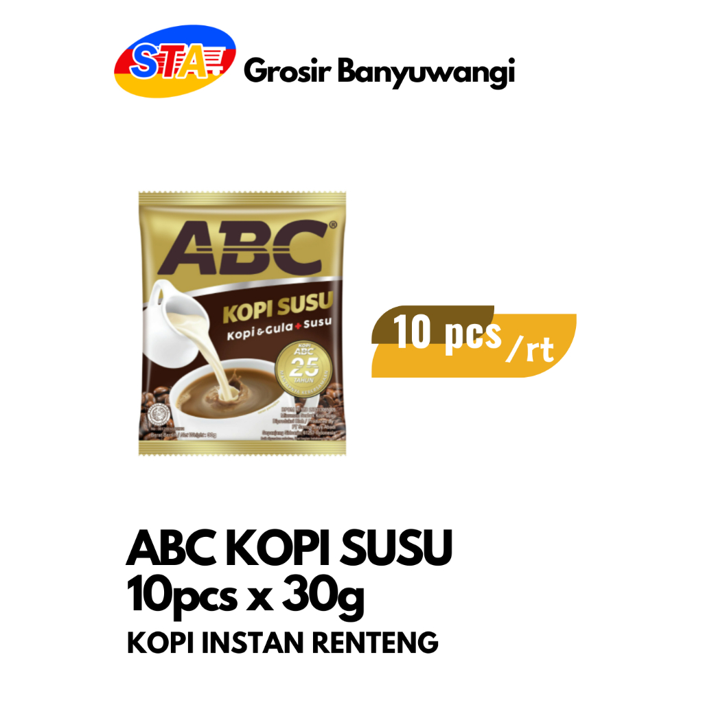 

[BWI] ABC SUSU 10 PCS X 30G | KOPI RENTENG