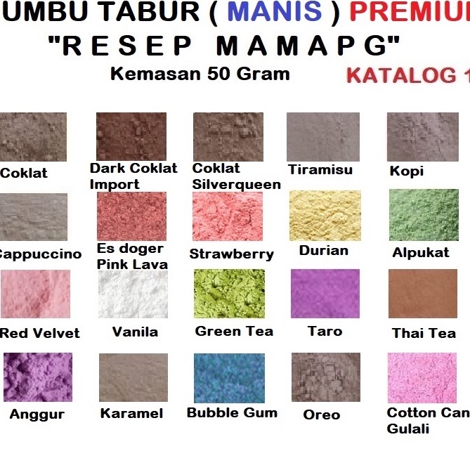 

Dijamin Ori Bumbu Tabur Manis Premium MINIMAL 5 Keripik Pisang Singkong Coklat Alpukat Matcha Tiramisu Red Velvet