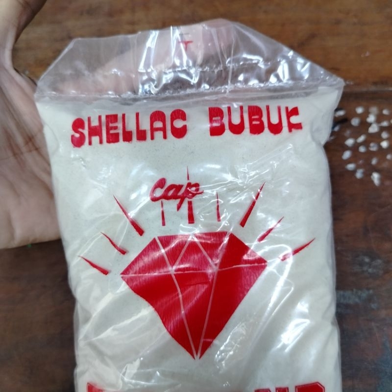 SHELLAC BUBUK | SERLAK CAP DIAMOND DASAR PELITUR SPIRTUS | MEBEL FURNITURE