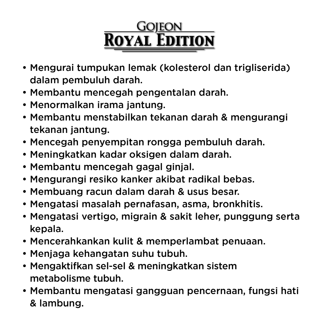 Gelang Kesehatan Gojeon Royal Edition Batu Turmalin Germanium lemak darah menormalkan irama jantung-1