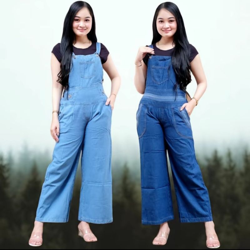 OVERAL-JEANS-KEKINIAN,KULOT-PANJANG-WANITA