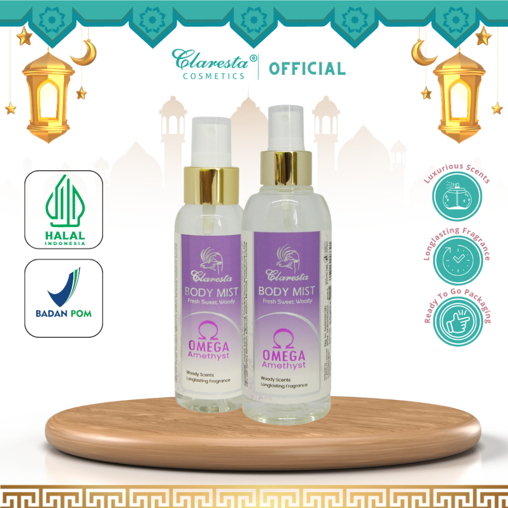 Claresta Body Mist Omega Amethyst