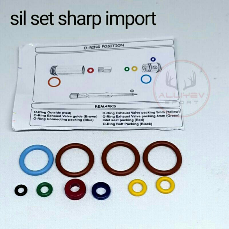 oring kit od 22 - oring - oring set tabung od22 - sil set od 22 - seal - sil - oring set