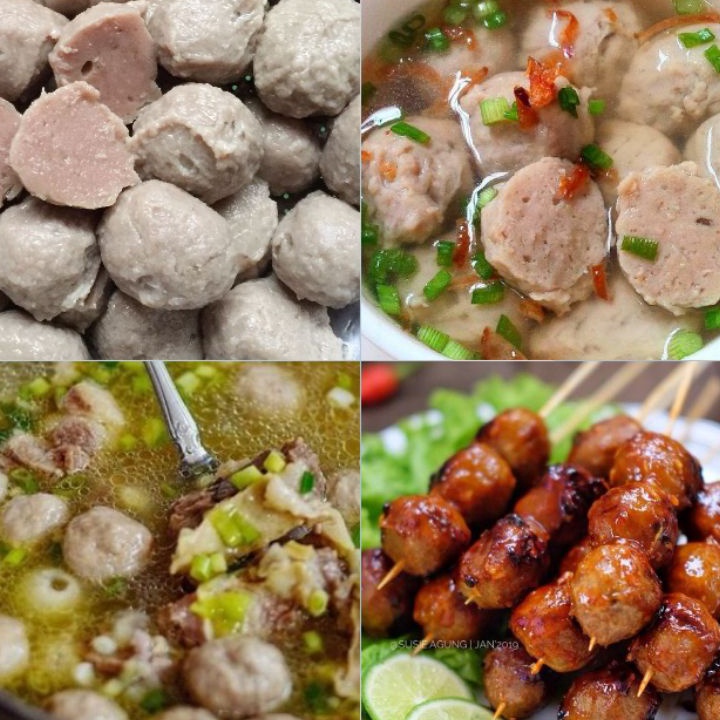 

TERMURAH PROMO Baso Polos Daging Sapi Homemade 5 Pcs Halal