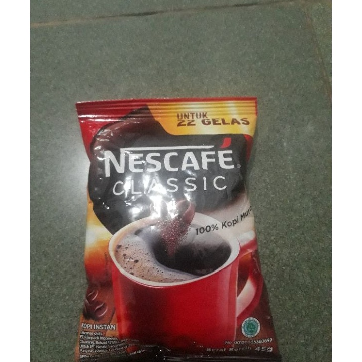 

FSASH SALE NESCAFE CLASSIC 45 GR 5 GR by ALMAHYRA FROZEN