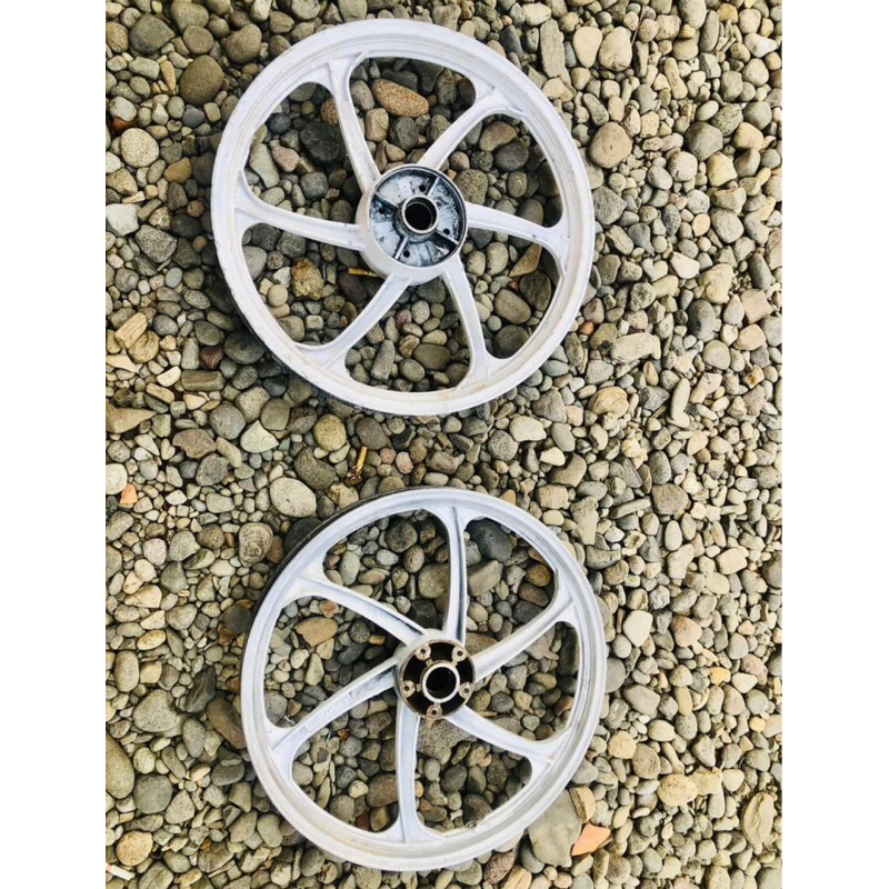 Velg rcb racing boy produksi old copotan honda supra , depan cakram baud 5 belakang masih tromol , r